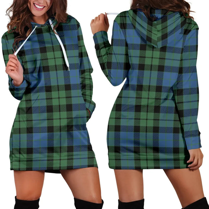 Scottish MacKay Ancient Clan Tartan Hoodie Dress