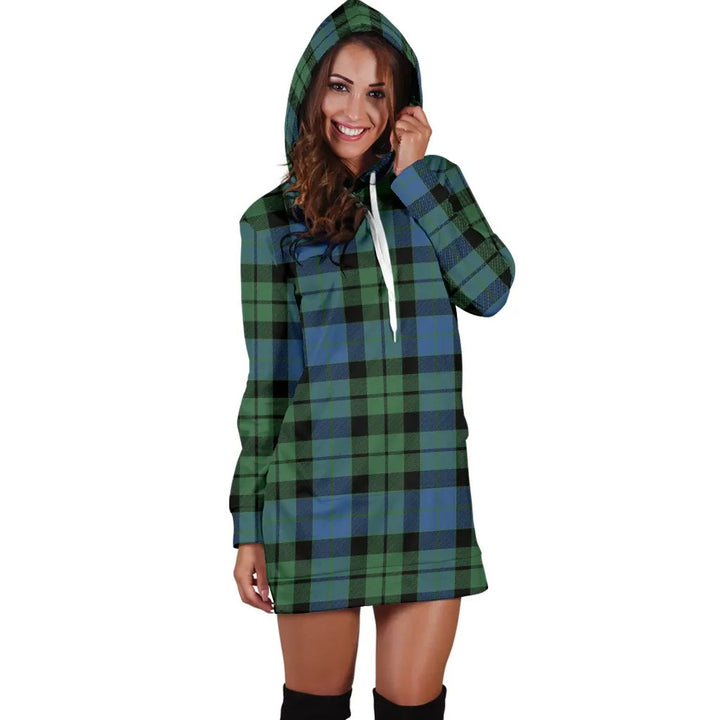 Scottish MacKay Ancient Clan Tartan Hoodie Dress