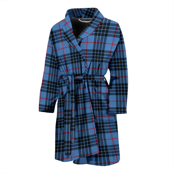 Scottish MacKay Blue Clan Tartan Bathrobe 2