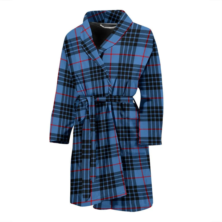 Scottish MacKay Blue Clan Tartan Bathrobe 1