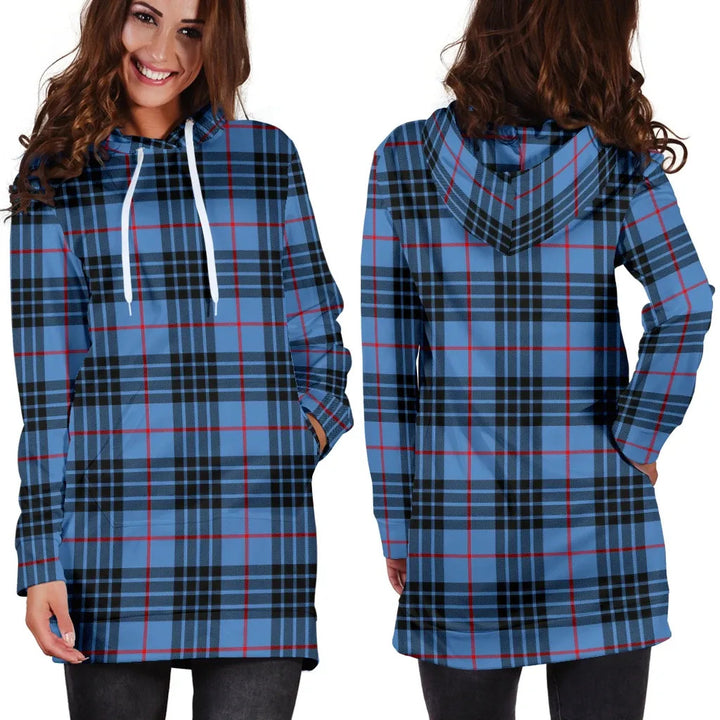 Scottish MacKay Blue Clan Tartan Hoodie Dress