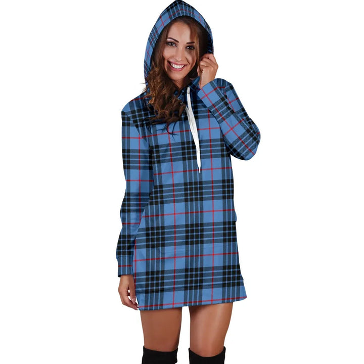 Scottish MacKay Blue Clan Tartan Hoodie Dress