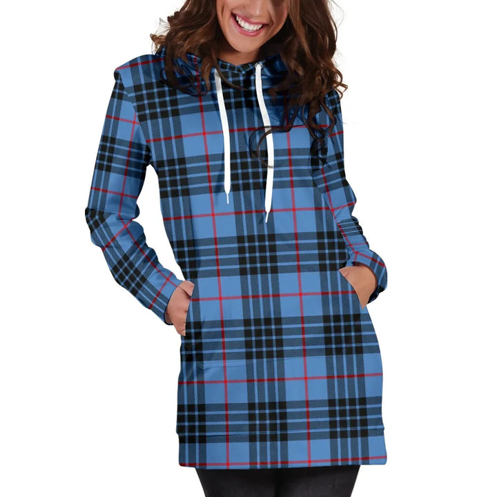 Scottish MacKay Blue Clan Tartan Hoodie Dress