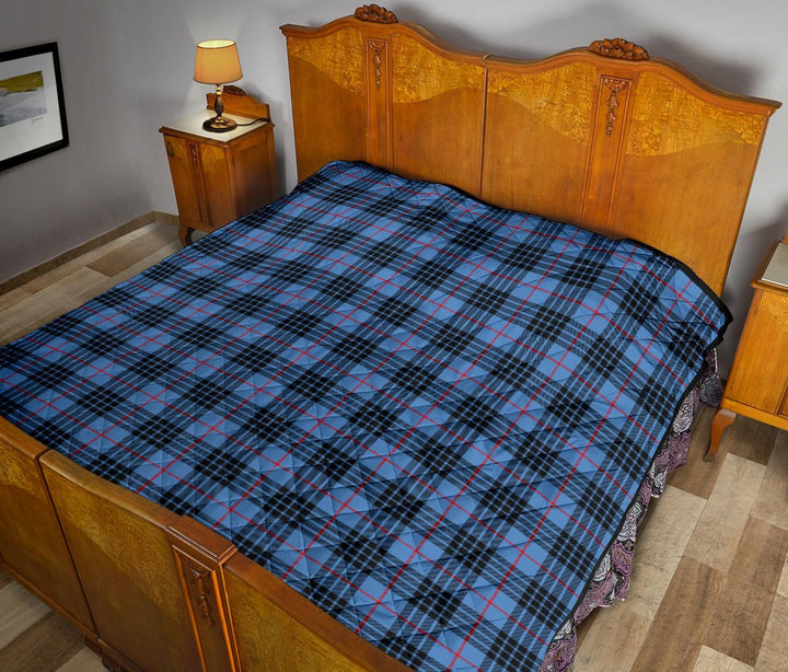 Scottish MacKay Blue Clan Tartan Quilt Tartan Plaid 12