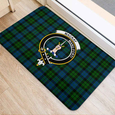 Scottish MacKay Clan Crest Tartan Door Mat Tartan Plaid 2