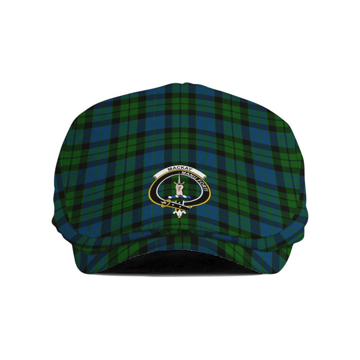 Scottish MacKay Clan Crest Tartan Flat Cap Tartan Plaid 1