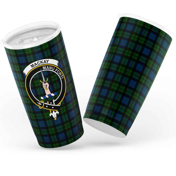 Scottish MacKay Clan Crest Tartan Insulated Tumbler Tartan Plaid 3