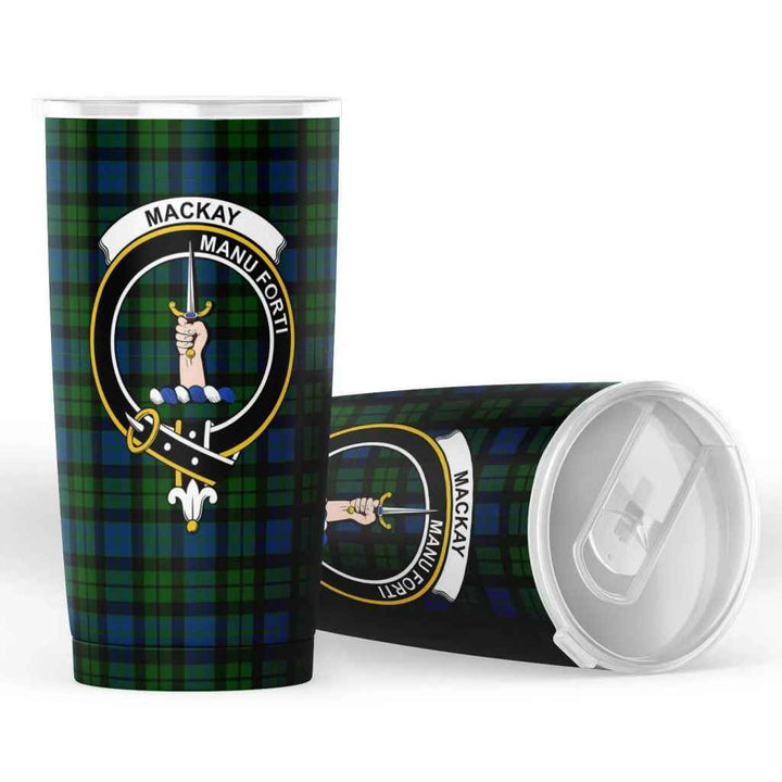 Scottish MacKay Clan Crest Tartan Insulated Tumbler Tartan Plaid 4