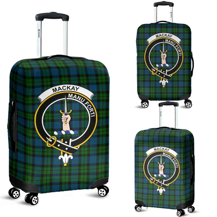 Scottish MacKay Clan Crest Tartan Luggage Cover Tartan Plaid 1