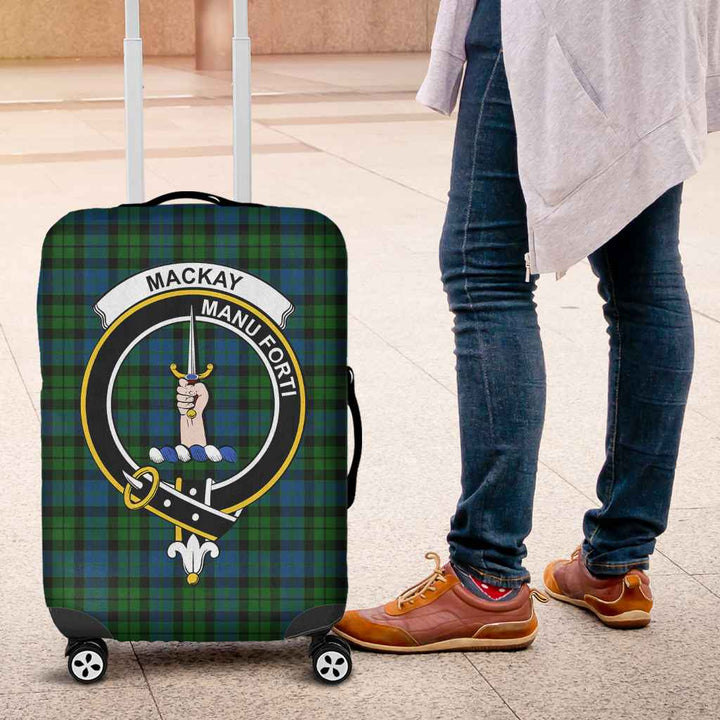 Scottish MacKay Clan Crest Tartan Luggage Cover Tartan Plaid 4