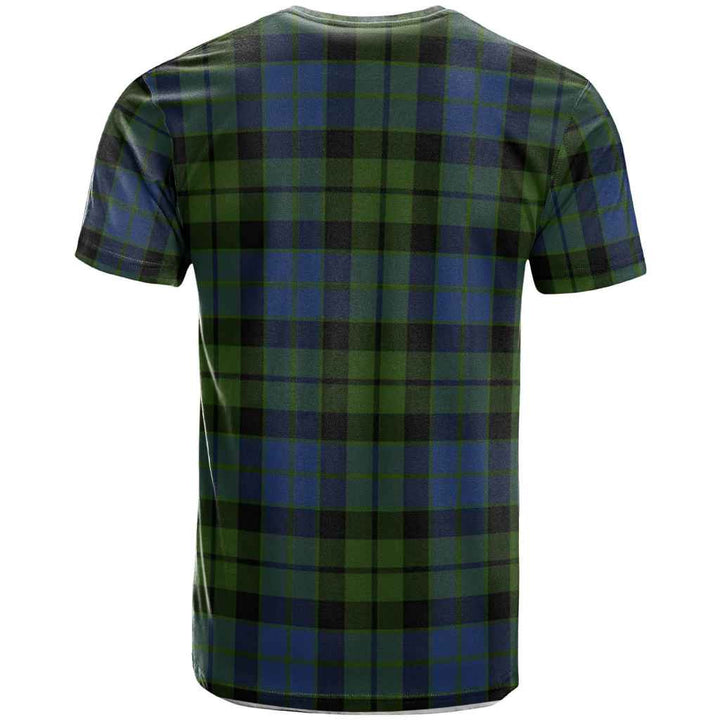 Scottish MacKay Clan Crest Tartan T-Shirt Back Side Tartan Plaid
