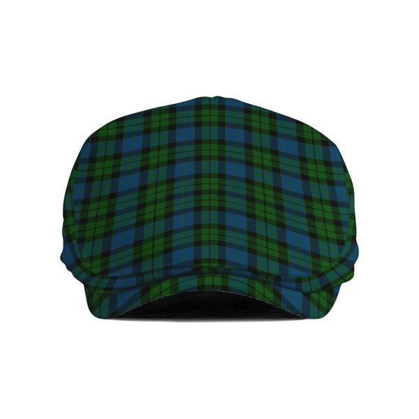 Scottish MacKay Modern Clan Tartan Flat Cap Tartan Plaid 1