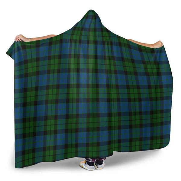 Scottish MacKay Modern Clan Tartan Hooded Blanket Tartan Plaid 2