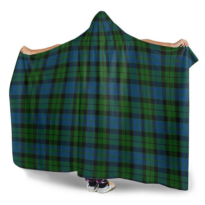 Scottish MacKay Modern Clan Tartan Hooded Blanket Tartan Plaid 3