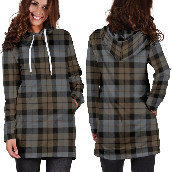 Scottish MacKay Weathered Clan Tartan Hoodie Dress