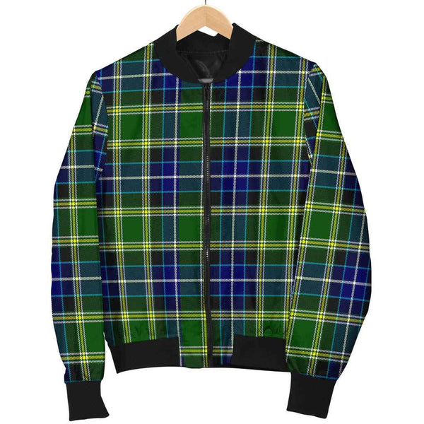 Scottish MacKellar Clan Tartan Bomber Jacket Tartan Plaid 1