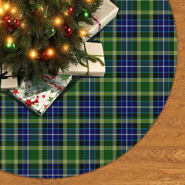 Scottish MacKellar Clan Tartan Christmas Tree Skirt No Tassels 2 Tartan Plaid