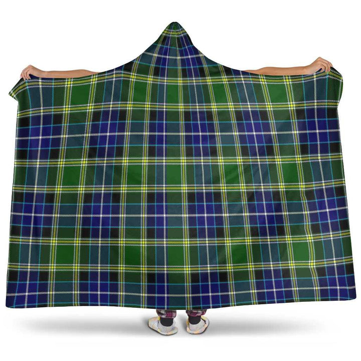 Scottish MacKellar Clan Tartan Hooded Blanket Tartan Plaid 1