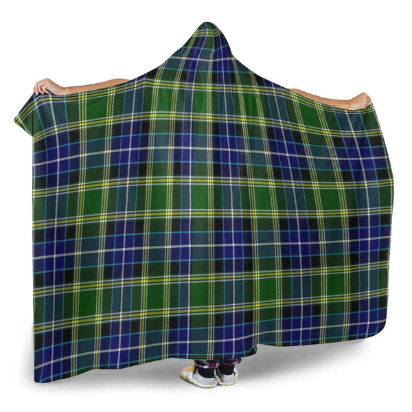 Scottish MacKellar Clan Tartan Hooded Blanket Tartan Plaid 2