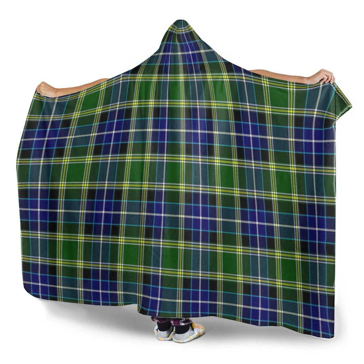 Scottish MacKellar Clan Tartan Hooded Blanket Tartan Plaid 3
