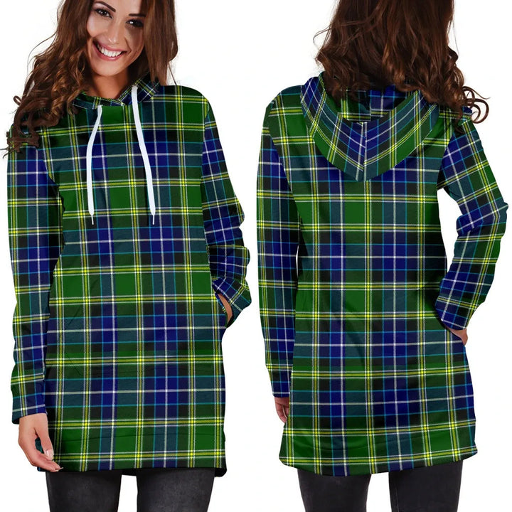 Scottish MacKellar Clan Tartan Hoodie Dress