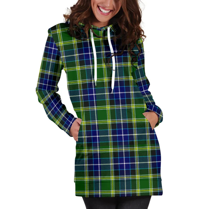 Scottish MacKellar Clan Tartan Hoodie Dress