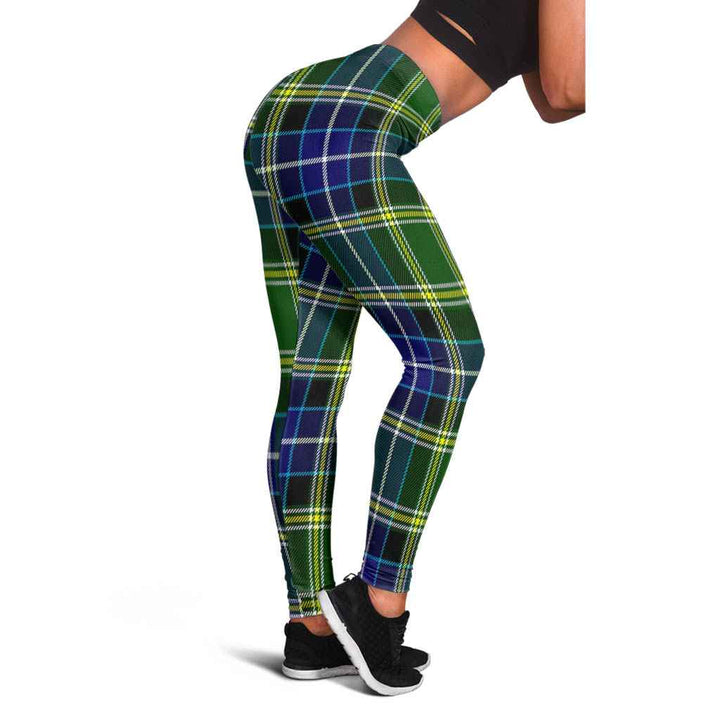 Scottish MacKellar Clan Tartan Women Leggings Tartan Plaid 1
