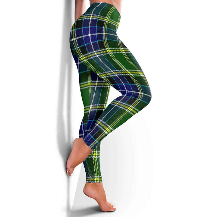 Scottish MacKellar Clan Tartan Women Leggings Tartan Plaid 4