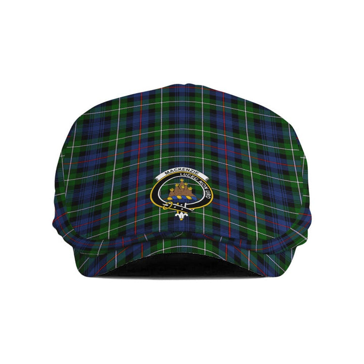 Scottish MacKenzie Clan Crest Tartan Flat Cap Tartan Plaid 1