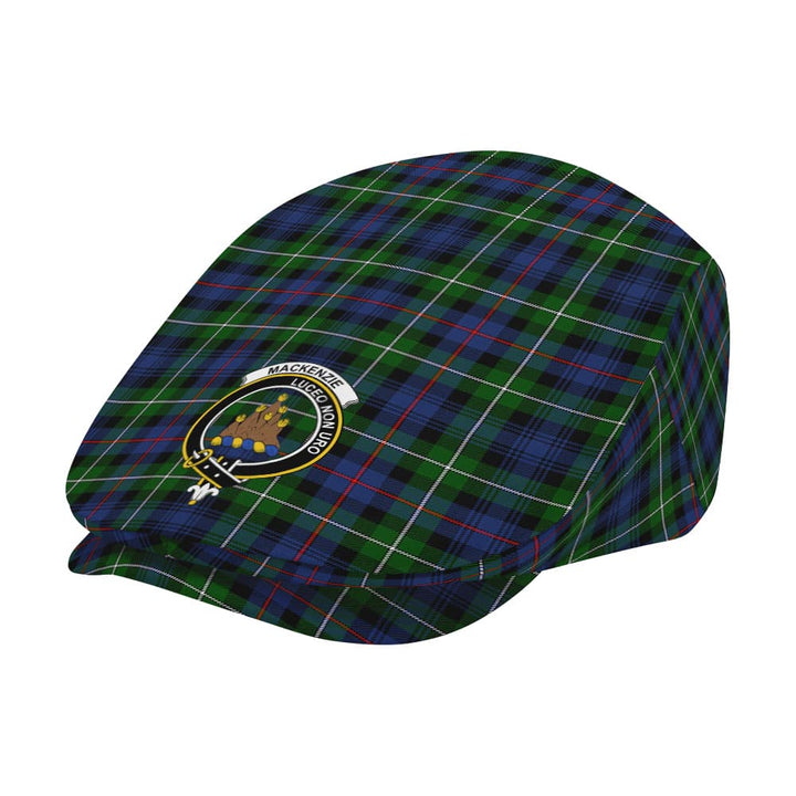 Scottish MacKenzie Clan Crest Tartan Flat Cap Tartan Plaid 2