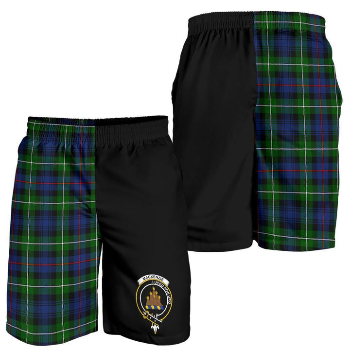 Scottish MacKenzie Clan Crest Tartan Half of Me Men's Shorts