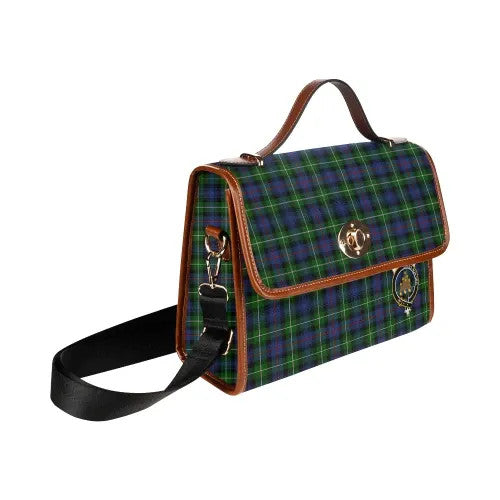 Scottish MacKenzie Clan Crest Tartan Waterproof Canvas Bag Tartan Plaid 3