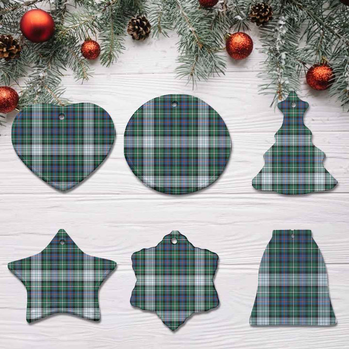 Scottish MacKenzie Dress Ancient Clan Tartan Ceramic Ornament All Tartan Plaid