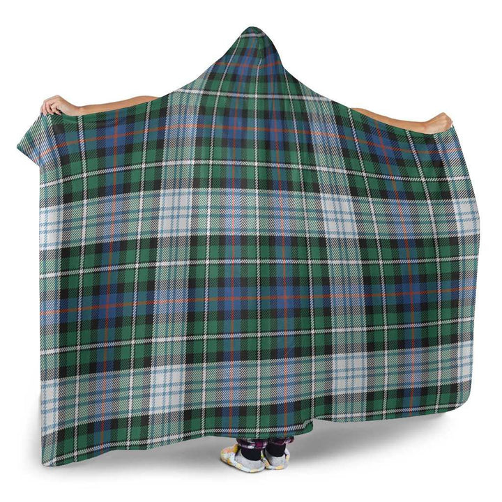 Scottish MacKenzie Dress Ancient Clan Tartan Hooded Blanket Tartan Plaid 2