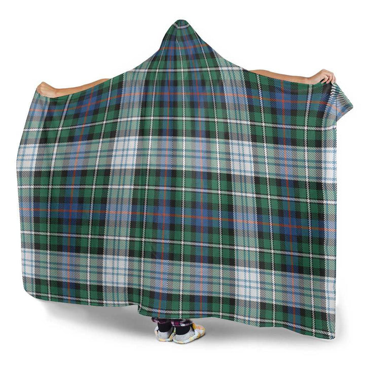 Scottish MacKenzie Dress Ancient Clan Tartan Hooded Blanket Tartan Plaid 3