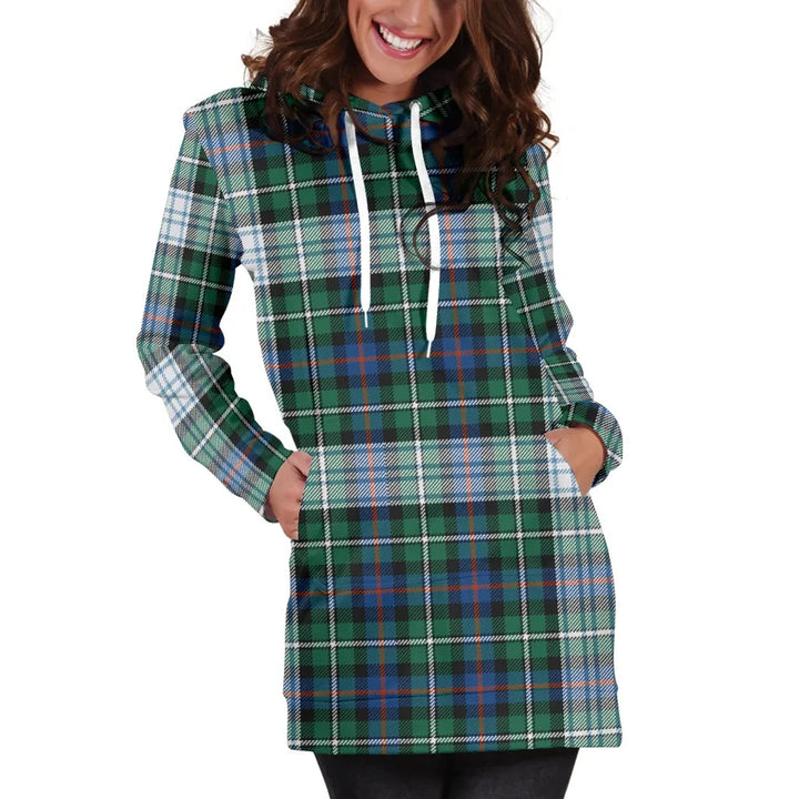 Scottish MacKenzie Dress Ancient Clan Tartan Hoodie Dress
