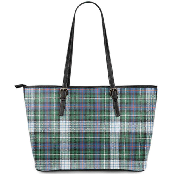 Scottish MacKenzie Dress Ancient Clan Tartan Leather Tote Tartan Plaid