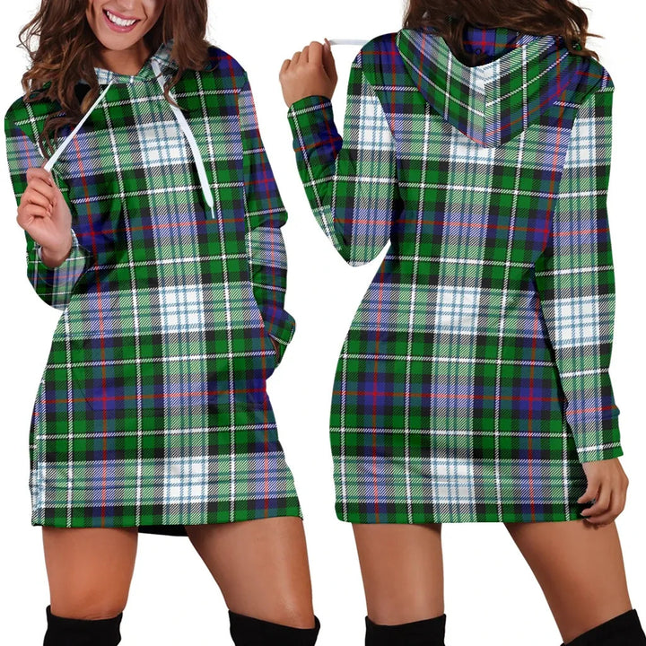 Scottish MacKenzie Dress Modern Clan Tartan Hoodie Dress