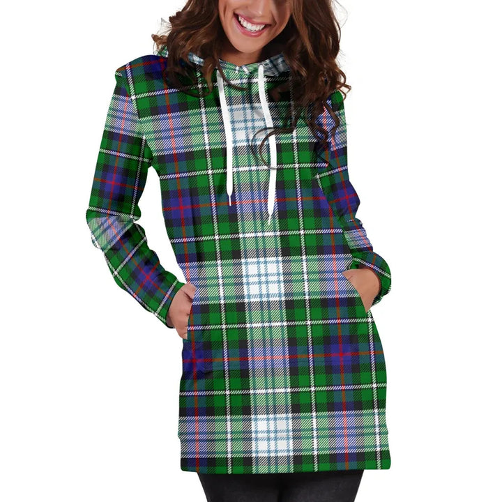 Scottish MacKenzie Dress Modern Clan Tartan Hoodie Dress