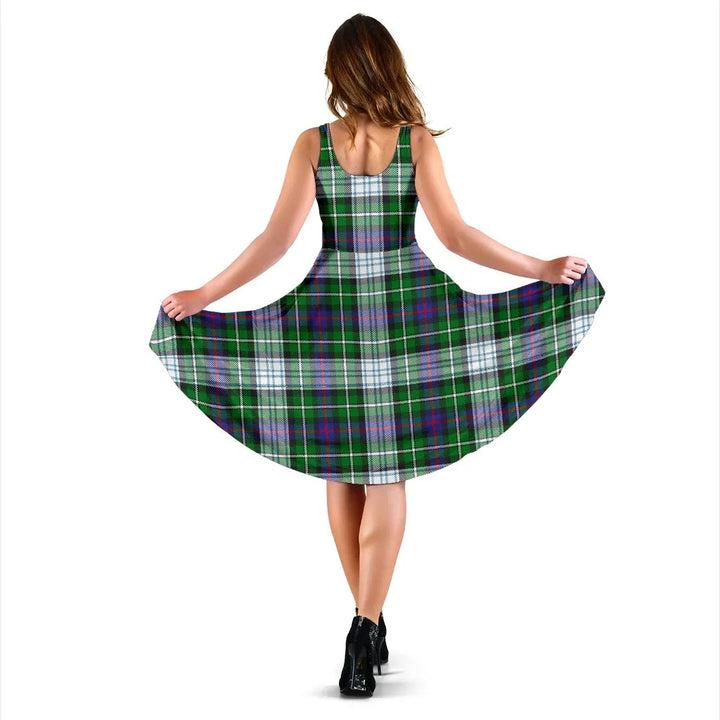 Scottish MacKenzie Dress Modern Clan Tartan Women Midi Dress