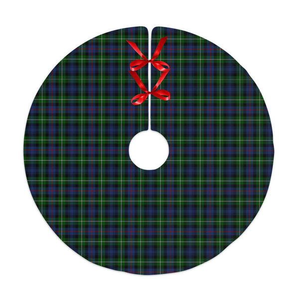 Scottish MacKenzie Modern Clan Tartan Christmas Tree Skirt No Tassels 1 Tartan Plaid