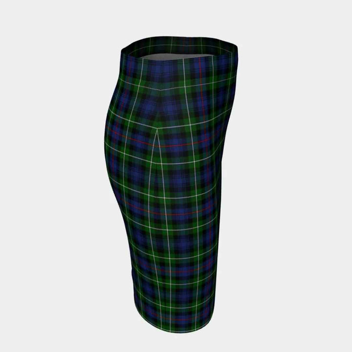 Scottish MacKenzie Modern Clan Tartan Fitted Skirt Tartan Plaid 3