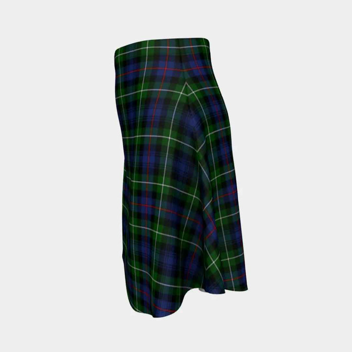 Scottish MacKenzie Modern Clan Tartan Flare Skirt Tartan Plaid 2