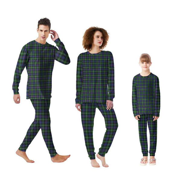 Scottish MacKenzie Modern Clan Tartan Pajama Set Tartan Plaid