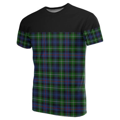 Scottish MacKenzie Modern Clan Tartan T-Shirt Horizontal Style Front Side Tartan Plaid
