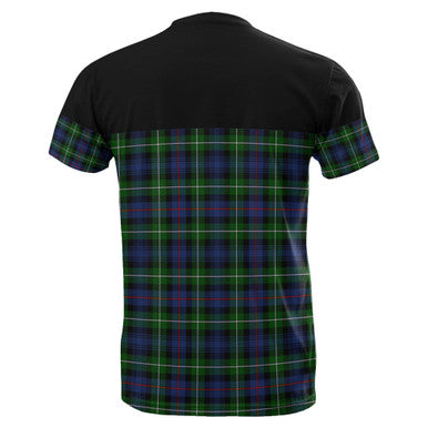 Scottish MacKenzie Modern Clan Tartan T-Shirt Horizontal Style Back Side Tartan Plaid