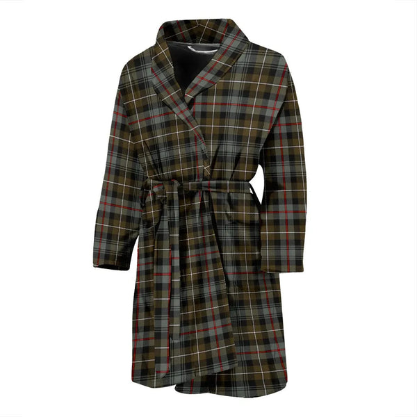 Scottish MacKenzie Weathered Clan Tartan Bathrobe 2