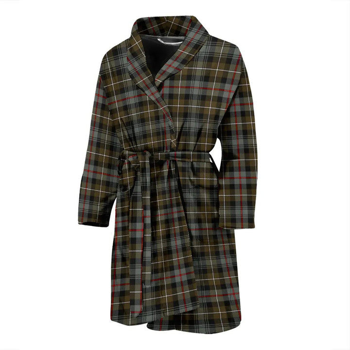 Scottish MacKenzie Weathered Clan Tartan Bathrobe 1