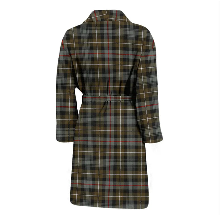 Scottish MacKenzie Weathered Clan Tartan Bathrobe 2