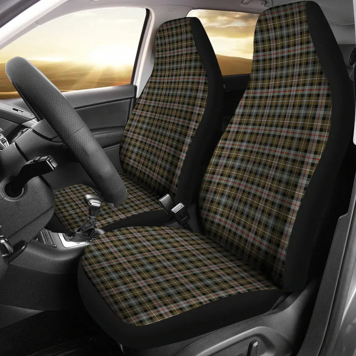 Scottish MacKenzie Weathered Clan Tartan Car Seat Covers 2